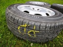 КОЛЕСА АЛЮМІНІЄВІ 225/60 R16 DO MERCEDESA S W220 Z ШИНАМИ LETNIMI  (1092113243) фото min 6