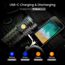ЛІХТАРИК SOFIRN Q8PLUS 16000LM USB-C ФУНКЦIЯ POWERBANK + 3 X АКУМУЛЯТОР  (1085582060) фото min 4