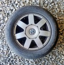 4SZT. КОЛЕСА ЛІТНІ GOODYEAR 205/60 R15 ДИСКИ АЛЮМІНІЄВІ 5X112, STOJAK, ЗАПАС.  (1090579877) фото min 2