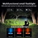 ЛІХТАРИК WURKKOS TS10 V2 EDC, 1400 LM, RGB, ANDURIL 2.0, АКУМУЛЯТОР 14500  (1085776897) фото min 4