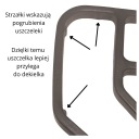 УЩІЛЬНЮВАЧІ КОРПУСУ ФІЛЬТРА МАСТИЛА VW T4 LT 2.5 TDI 074115405T  (1089129674) фото min 4