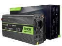 GREEN CELL ПЕРЕТВОРЮВАЧ НАПРУГИ АВТОМОБІЛЬНОГО INV18 24V/230V 1000W/2000W  (1084584476) фото min 1