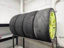 КОЛЕСА АЛЮМІНІЄВІ 18″ 8J 4X100 ШИНИ SLICK MICHELIN PORSCHE CUP N2 250/46  (1092637795) фото min 2