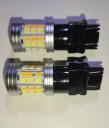 ЛАМПОЧКА P27/7W LED (СВІТЛОДІОД) 3157 DUAL COLOR БІЛИЙ + КОЛІР ПОМАРАНЧ - 2 ШТУКИ  (1092415608) фото min 1