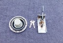 NEW CRUST TANK OF THE FILLER NECK I CASTLE CHROME FIAT 126P 126 FIRST SERIES ORIGINAL  photo 7