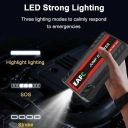 ПЕРЕНОСНИЙ СТАРТЕР АВТО 2000A POWERBANK Z ЗАРЯДНИЙ ПРИСТРІЙ I ЛІХТАРИК LED12V  (1088978154) фото min 3