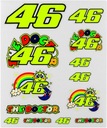 PEGATINAS VR 46 THE DOCTOR 