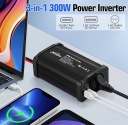 ПЕРЕТВОРЮВАЧ АВТОМОБІЛЬНА HOENJUNO 300W 230V/USB/USB-C  (1083578233) фото min 2