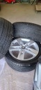 ТИТАНОВІ ДИСКИ ОРИГІНАЛ SEAT LEON 3 ШИНИ ЛІТНІ 225 45 R17 ЯК НОВЕ 5X112  (1092133021) фото min 10