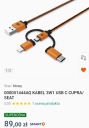 SEAT ОРИГІНАЛЬНИЙ КАБЕЛЬ 3W1 USB-C  (1092746128) фото min 1