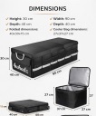 ОРГАНАЙЗЕР DO БАГАЖНИКА XXL 108L + СУМКА ТЕПЛОВА 25L  (1090245342) фото min 2