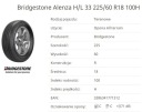 TANIE ШИНИ ЛІТНІ BRIDGESTONE ALENZA H/L 33 100H 225/60R18  (1075616004) фото min 1
