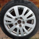 ) AUDI ТИТАНОВІ ДИСКИ СРІБНЕ Z ШИНАМИ 205/55/16 ET 45 7.5JX 16  (1093763725) фото min 1