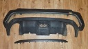 DIFFUSER OVERLAY W BUMPER BACK FIAT 500 ABARTH 735633085  photo 4