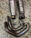 СИСТЕМА ВИПУСКНИЙ ARROW TRIUMPH SCRAMBLER ГЛУШНИК ВИХЛОП ZARD T100 BONNEVILLE  (1084093129) фото min 2