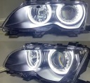 КІЛЬЦЯ LED (СВІТЛОДІОД) CRYSTAL DTM BMW 4X 131MM НОВЕ  (1087610034) фото min 10