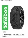 4X 155/70R13 GOODRIDE ALL SEASON ELITE Z401 75TOP КРАКІВ  (1082600524) фото min 1