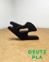 DEUTZ AGROSTAR CLOSURE CASTLE HOOK FASTENERS HOOD OSLONY, ZAMIENNIK, PLA X2  photo 2