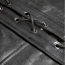 SLEEVELESS LEATHER OZONE STAFF BLACK  photo 3