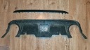 DIFFUSER OVERLAY W BUMPER BACK FIAT 500 ABARTH 735633085  photo 3