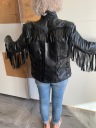 JACKET MOTORCYCLE RAMONESKA Z FREDZLAMI S CHOPPER OLDSCHOOL STARSZY TYPE  photo 5