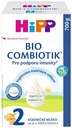 HiPP 2 BIO Combiotik Pokračovanie mliečnych výrobkov Detská výživa 4x700 g Hmotnosť 350 g
