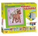 Konvexná maľovanka poník QUARTER HORSE + Memory Game