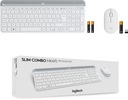 Súprava klávesnice a myši Logitech biela Rozhranie myši USB (Radio 2.4 GHz)