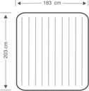 ВЕЛУРОВЫЙ МАТРАС 203x183x25 INTEX 64755