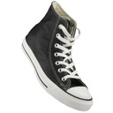 Topánky Tenisky za členok Converse Chuck Taylor HI Čierne Kožené 132170 Výška vysoká