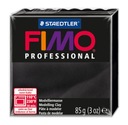 Термореактивная масса FIMO Professional 85г черная