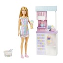 LALKA BARBIE ZESTAW LODZIARNIA zestaw z lalka Barbie HCN46 Seria I can be