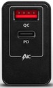 Axagon ACU-PQ22 nabíjačka pre mobilné zariadenia Vnútri Čierna Kód výrobcu ACU-PQ22