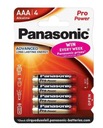 Baterie Panasonic Pro Power Gold AAA - 4 szt Pojemność 7800 mAh