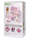 Drevený domček pre bábiky led nábytok ECOTOYS Hmotnosť (s balením) 0.25 kg