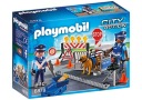 PLAYMOBIL 6878 кубики для детей ПОЛИЦЕЙСКИЙ ДОРОЖНЫЙ БЛОК 48 элементов