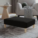 vidaXL Стул для ног, черный, 78x56x32 см, обивка из ткани