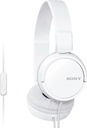 Sony | MDR-ZX110APW.CE7 | Wireless | On-Ear | Microphone | White Impedancia 24 Ω