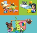 Mega Bloks Barbie salón pre zvieratá kocky GYH09 Materiál karton plast
