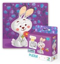 Puzzle Dodo vzdelávacie maľovanky Zajačik 2v1 deti Kód výrobcu 300121