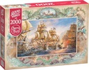 Puzzle 2000 dielikov. Morská bitka Cherry Pazzi Vek dieťaťa 9 rokov +