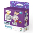 Puzzle Dodo vzdelávacie maľovanky Zajačik 2v1 deti Značka Dodo Toys