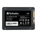 Dysk SSD wewnętrzny Verbatim Vi550 S3 4TB 2,5&quot; SATA III czarny Pojemność dysku 4TB