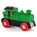 Зеленый паровоз Brio Kolejki 33595