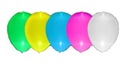 Balónik LED svietiaci 5 ks mix farieb 30 cm Výplň vzduchu