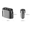 РОЗПОДІЛЮВАЧ ГНІЗДА ПРИКУРЮВАЧА BASEUS 2X USB 2X ГНІЗДО ПРИКУРЮВАЧА  (18807776276) фото min 10