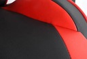 Fotel gamingowy obrotowy Dunmoon ga czarno-czerwony idealny na komunię Wysokość mebla 124 cm