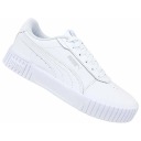 Городские молодежные кроссовки белые PUMA CARINA 2.0 386185 02 38.5