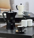 KELA Hrnček na espresso s tanierikom sada 4 ks MATTIA biela KL-12748 Hlavný vzor jednoduchý