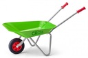 Детская тачка METAL GREEN CROSS с одним колесом для песочной тележки